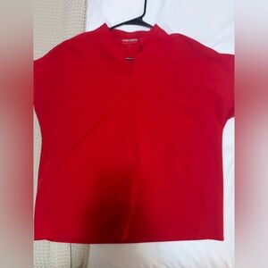 Mandala Candy Red Mandrin Dolman Top